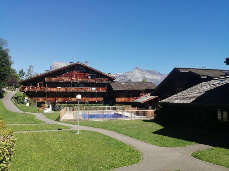 Studio Cosy Au Pied Des Pistes Avec Piscine Saint-Gervais-les-Bains Buitenkant foto